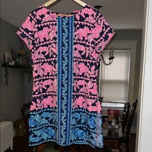 Lilly Pulitzer Pink and Blue Romper